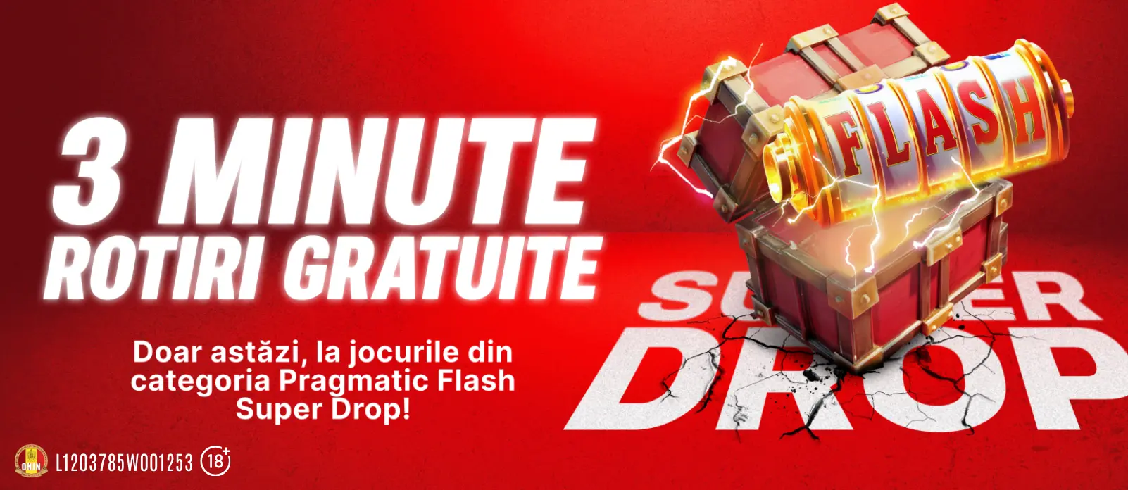 Pe 3 februarie te asteapta 3 minute de Rotiri Gratuite nelimitate la Superbet