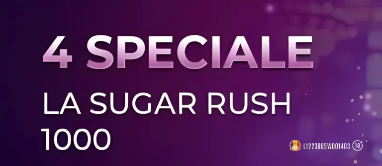 Player te așteaptă în fiecare joi cu 4 speciale gratuite la Sugar Rush 1000