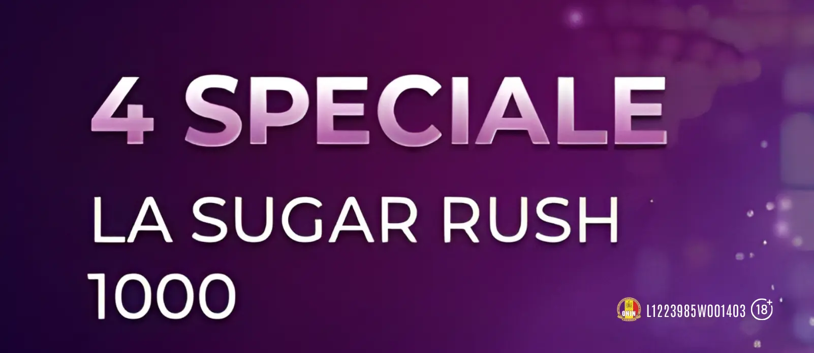 Player te asteapta in fiecare joi cu 4 speciale gratuite la Sugar Rush 1000