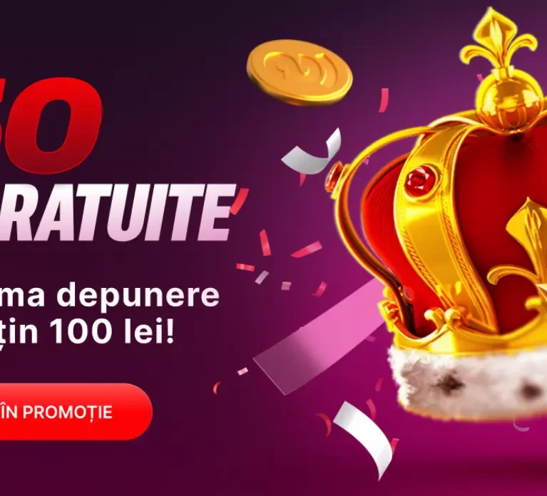 Prima depunere de minim 100 RON îți aduce astăzi 50 Rotiri Gratuite fără rulaj la Superbet