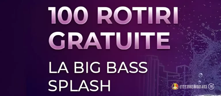 100 Rotiri Gratuite Big Bass Splash te așteaptă la Player între 21 și 25 martie