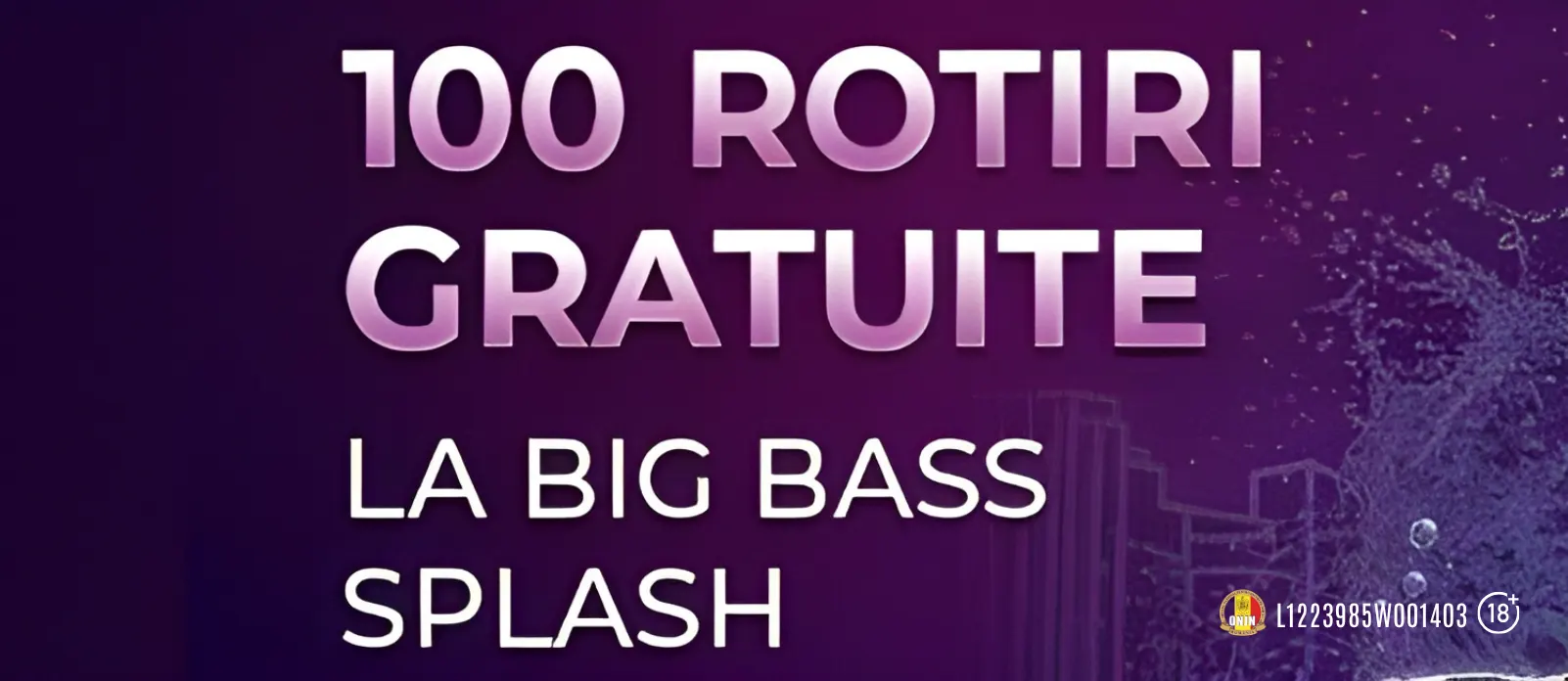 100 Rotiri Gratuite Big Bass Splash te asteapta la Player intre 21 si 25 martie