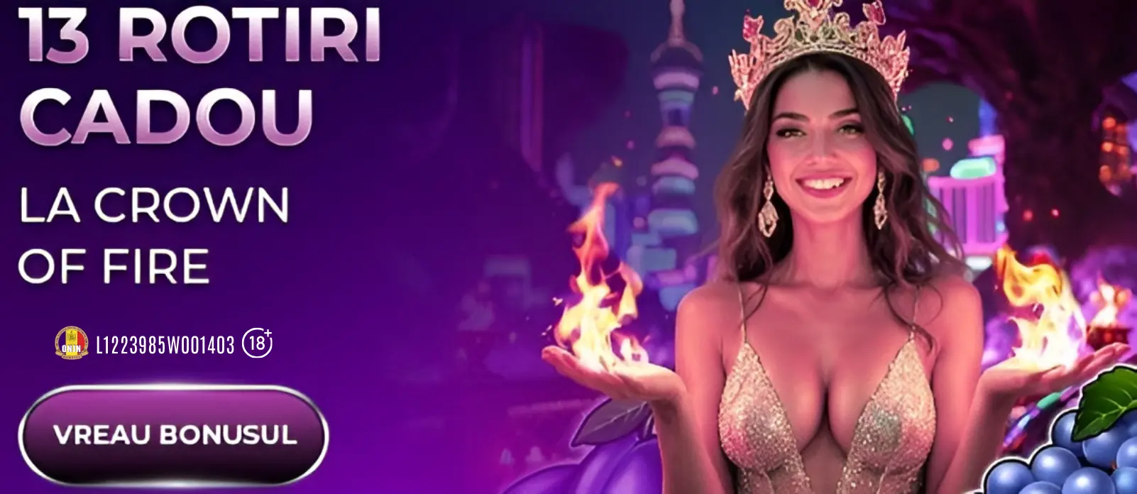 13 Rotiri Gratuite fara depunere la Player, valabile pentru toate conturile, intre 13 si 17 martie