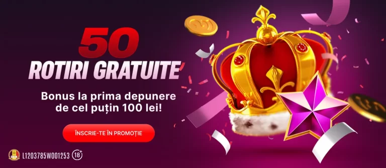 50 Rotiri Gratuite fără rulaj la Superbet – bonus pentru toți jucătorii, disponibil pe 13 martie 2026