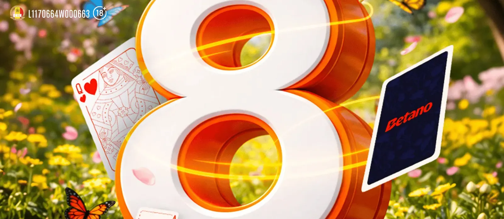 Betano ofera 8 Rotiri Gratuite fara depunere pe miza de 2 RON