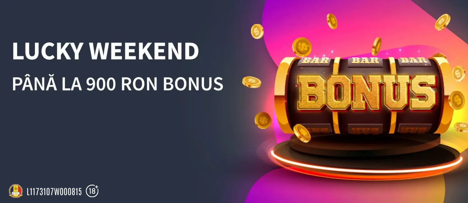 In weekend poti activa pana la 900 RON bonus la ContiCazino