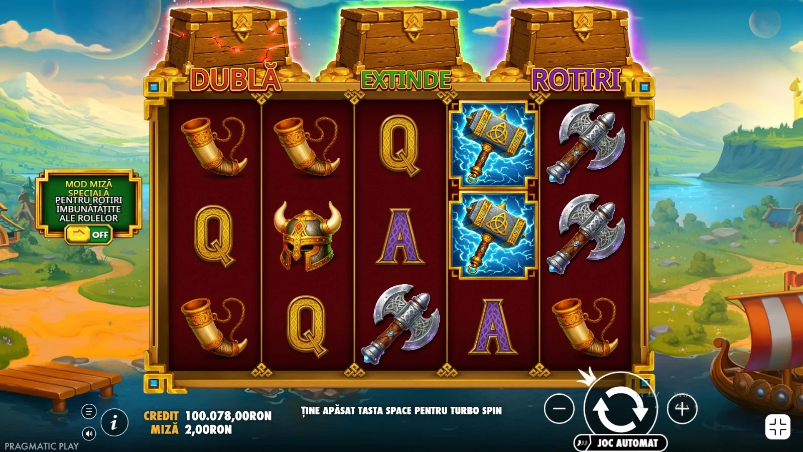 Joacă Hammerstorm pe bani reali