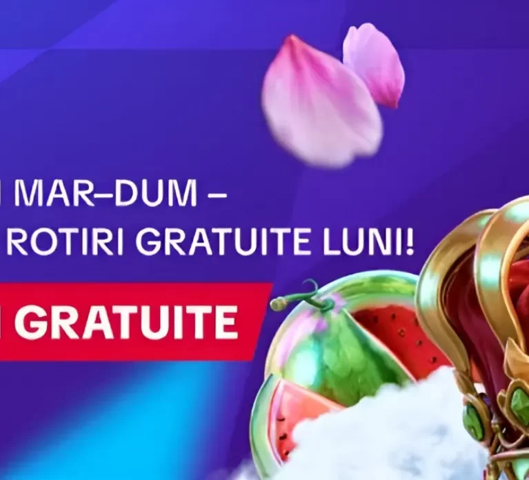 Joacă toată săptămâna la Mr Bit și luni primești 100 Rotiri Gratuite pe miza de 1 leu