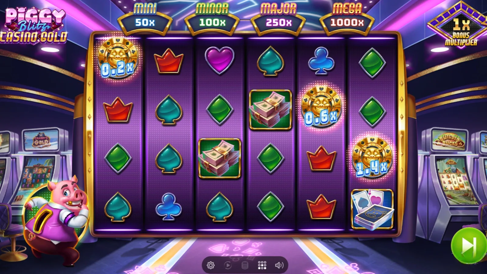 RTP și volatilitate în slotul Piggy Blitz Casino Gold