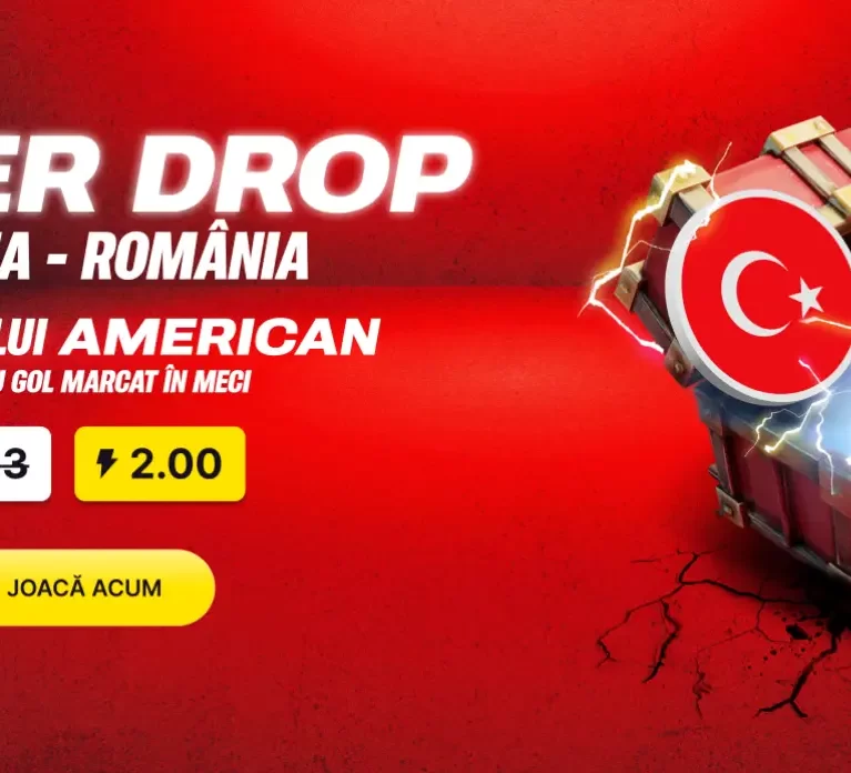 Super Drop Turcia vs România – Cotă mărită la 2.00 pentru minim un gol marcat în meci