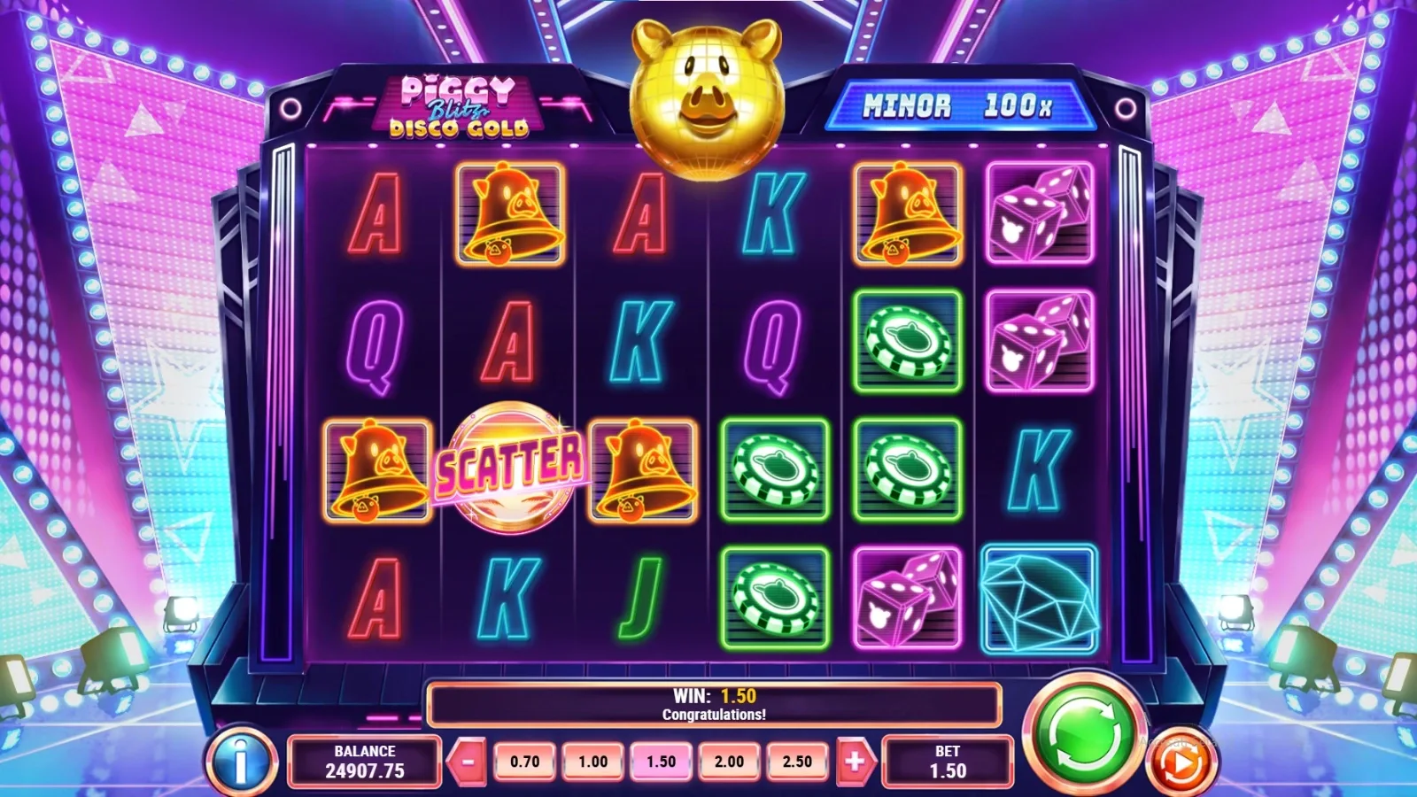 Verdict Piggy Blitz Disco Gold