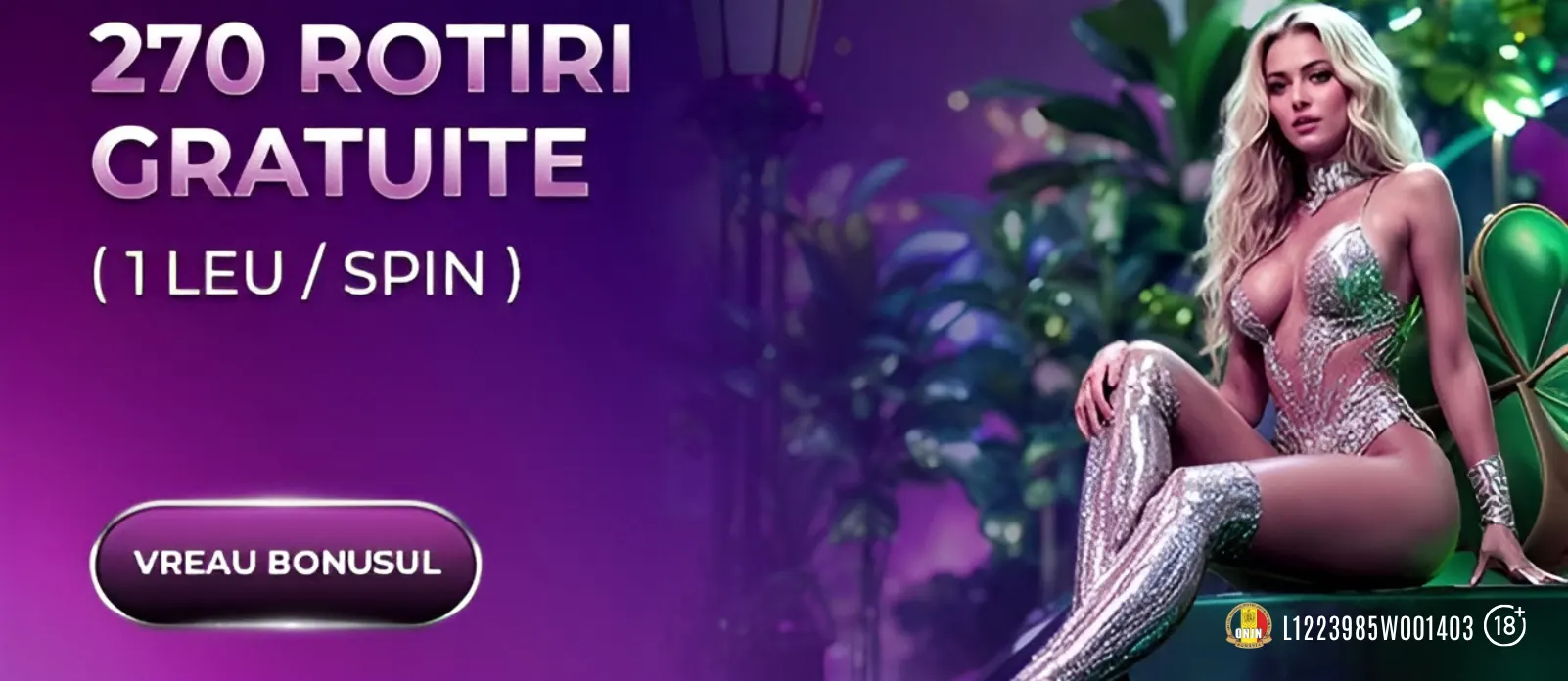 Vinerea poti revendica pana la 270 Rotiri Gratuite pe miza 1 leu la Player