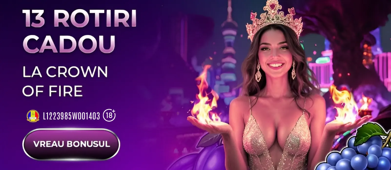 13 Rotiri Gratuite fara depunere la Player - oferta disponibila pentru toata lumea