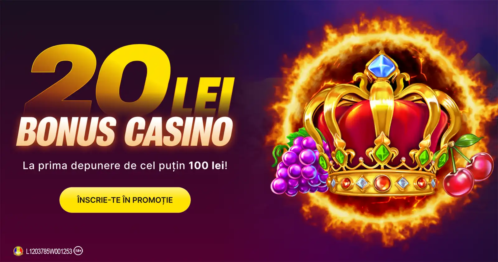 20 RON Bonus Casino la Superbet pentru prima depunere, doar astăzi ,17 aprilie