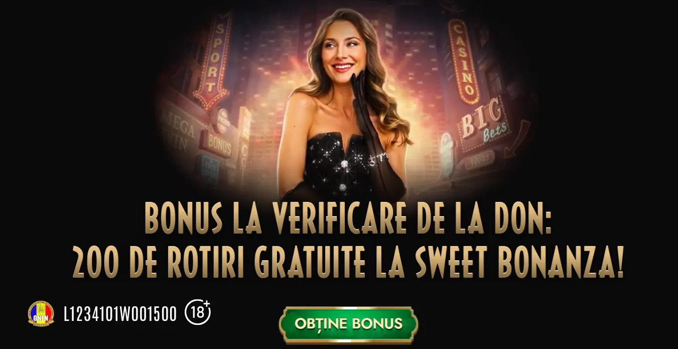 Bonus fara depunere la Don - 200 Rotiri Gratuite Sweet Bonanza