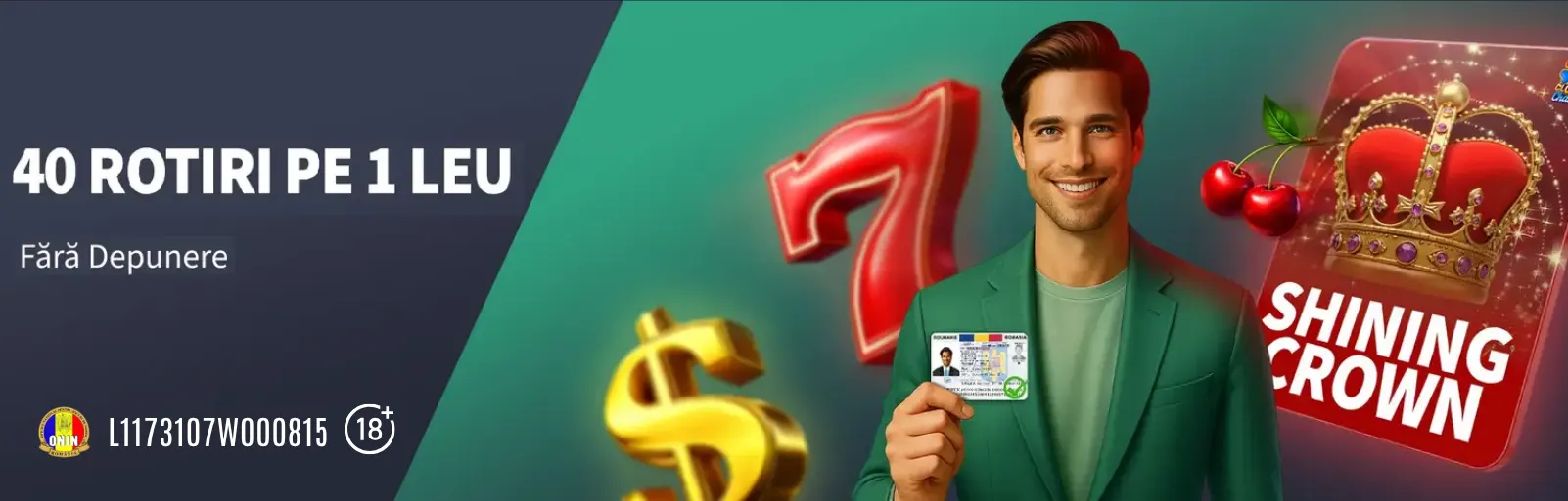 Gets Bet ofera 40 Rotiri Gratuite fara depunere pe miza de 1 leu