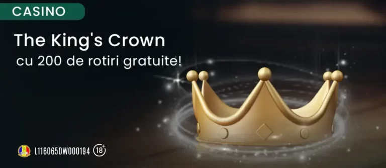 Miercurea poți încasa până la 200 Rotiri Gratuite la King Casino