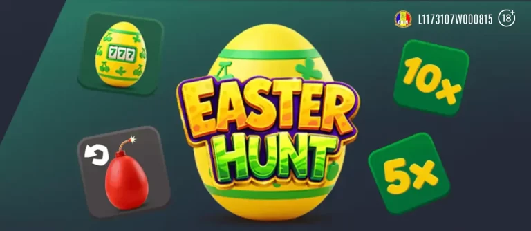 Oferta Easter Hunt de la Gets Bet îți aduce zilnic câștiguri garantate sub formă de coins