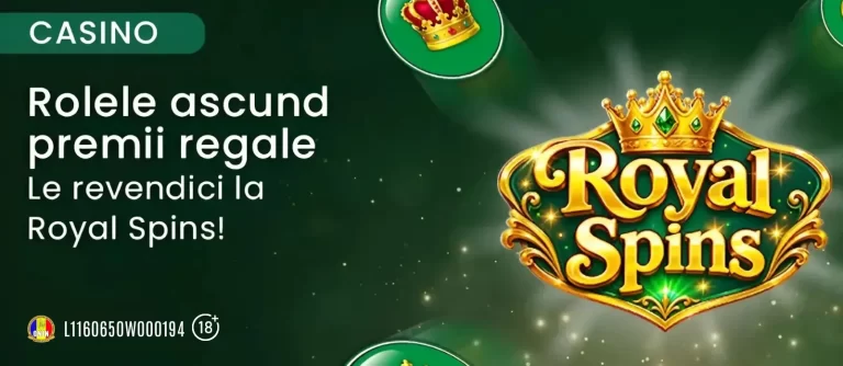 Oferta Royal Spins de la King Casino îți poate aduce bonusuri fără depunere în fiecare zi