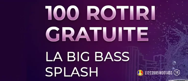 Până pe 25 aprilie ai ocazia să activezi 100 Rotiri Gratuite Big Bass Splash la Player