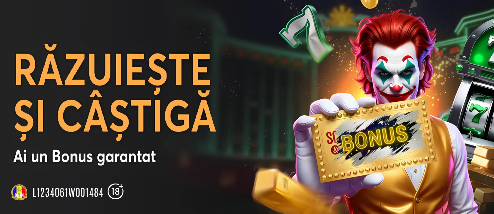 Razuieste si castiga in fiecare zi un bonus garantat la Joker Casino