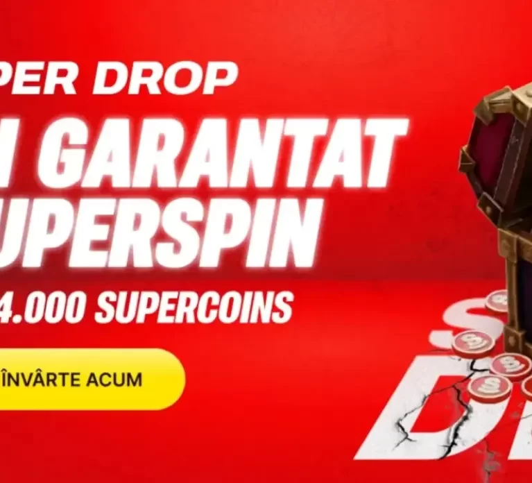 Super Drop x SuperSpin la Superbet, 3 aprilie 2026 – Până la 4.000 Supercoins garantat pentru toți jucătorii