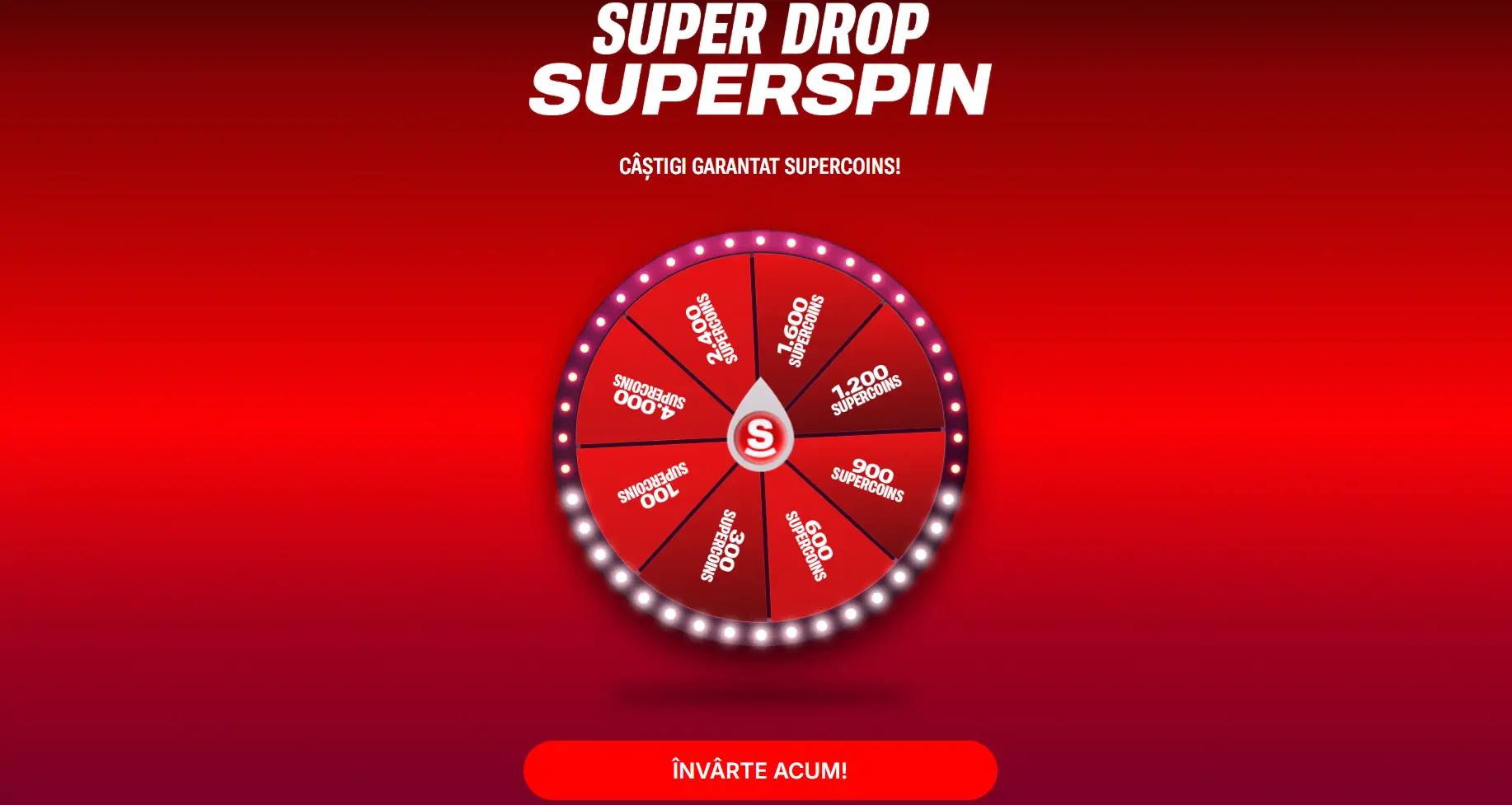 Super Drop x SuperSpin la Superbet