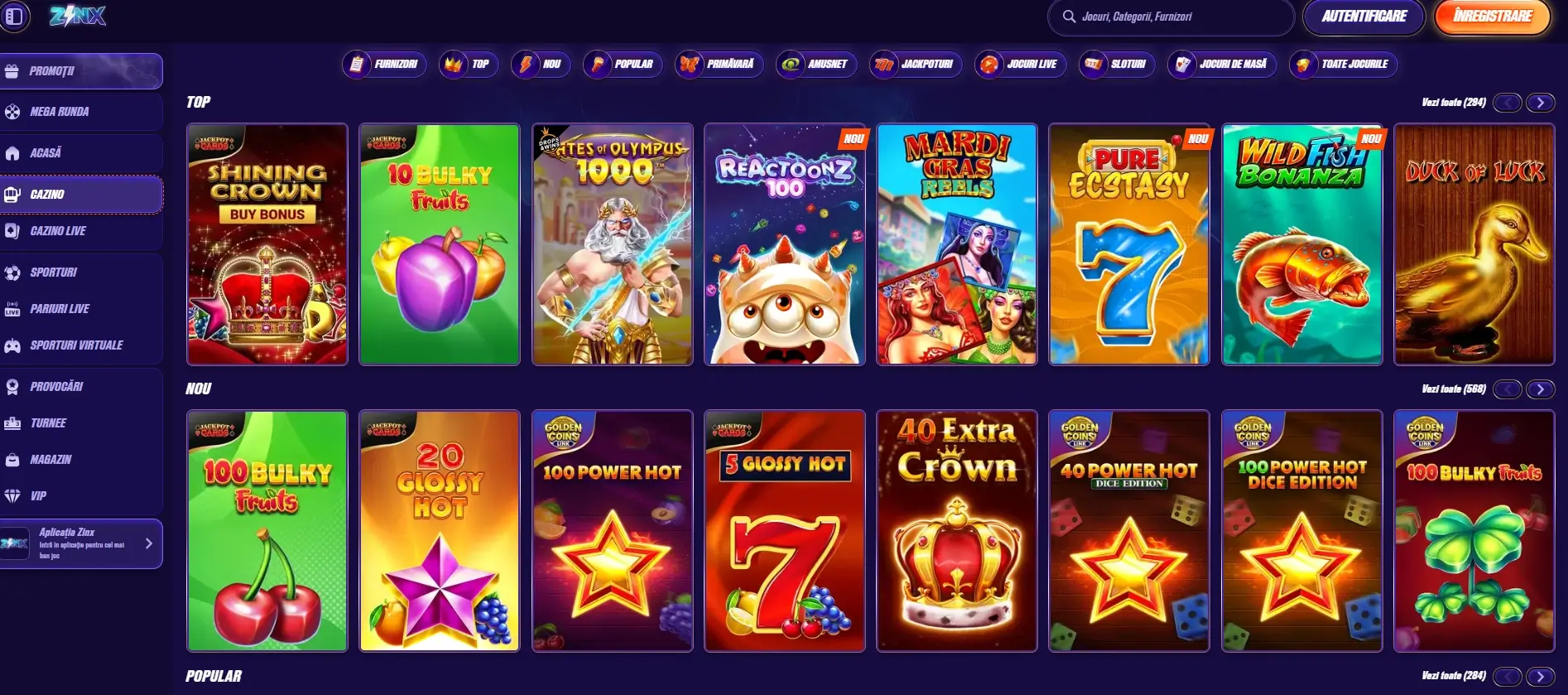 Zinx Casino