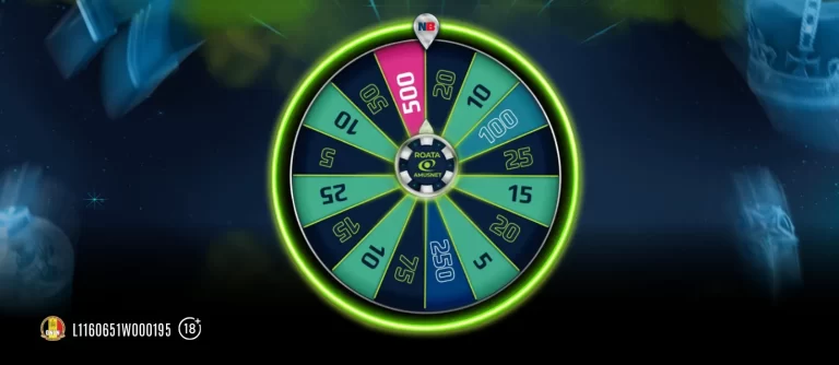 Câștigă până la 500 Rotiri Gratuite în fiecare zi cu Roata Amusnet de la NetBet