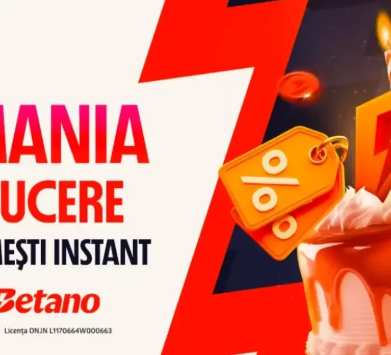 Depmania Aniversară Betano vine cu 10% Bonus la depunere până la 100 RON