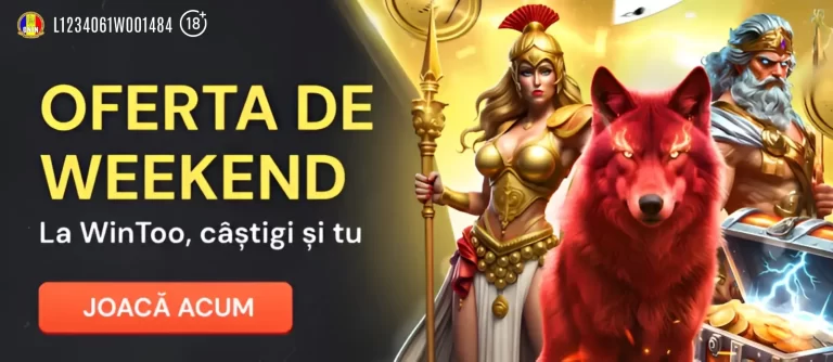 Oferta de weekend Win2 îți aduce 500 Rotiri Gratuite și până la 1.000 RON bonus