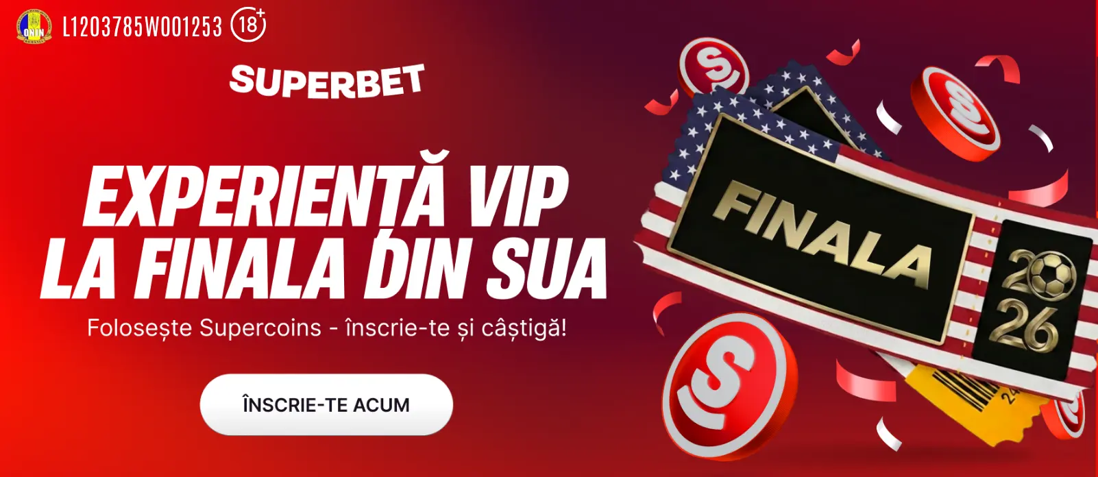 Superbet iti ofera o experienta VIP la finala din SUA a Campionatului Mondial