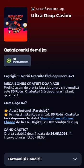 Termeni și Condiții Ofertă Ultra Drop