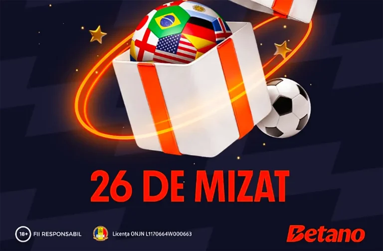 26 RON Pariu Gratuit la Betano pentru Cupa Mondială disponibil pe 11 iunie 2026