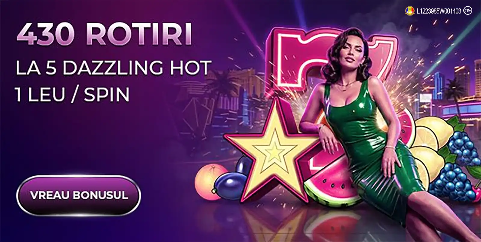 430 Rotiri Gratuite la Player disponibile miercuri, 10 iunie 2026