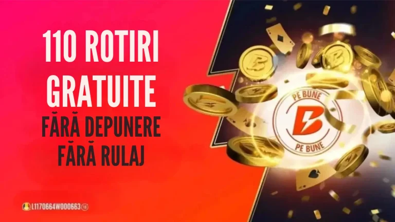 Betano Bonus Fără Depunere – 110 Rotiri Gratuite Fără Depunere și Fără Rulaj