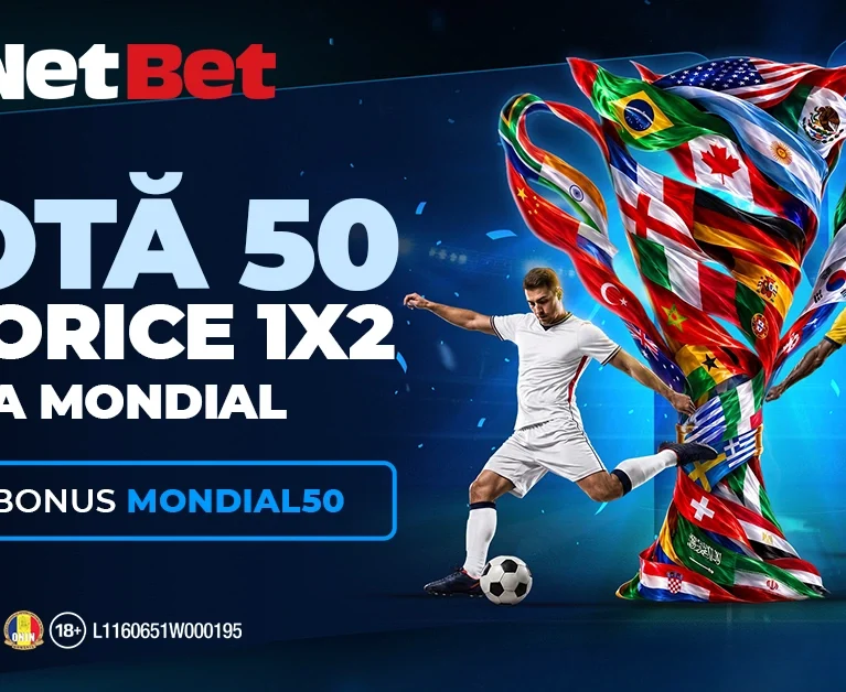 Cota 50 la orice pariu 1X2 pe Mondial