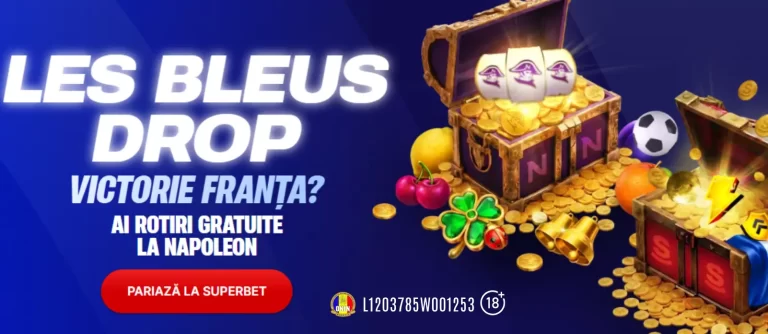 Le Bleus Drop – Fiecare victorie a Franței la Campionatul Mondial îți aduce 26 Rotiri Gratuite la Napoleon Casino