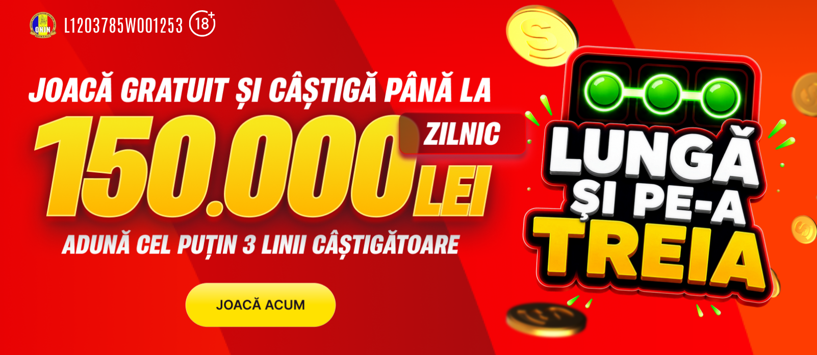 Lunga si pe a treia la Superbet - Joaca gratis si castiga FreeBet-uri in fiecare zi