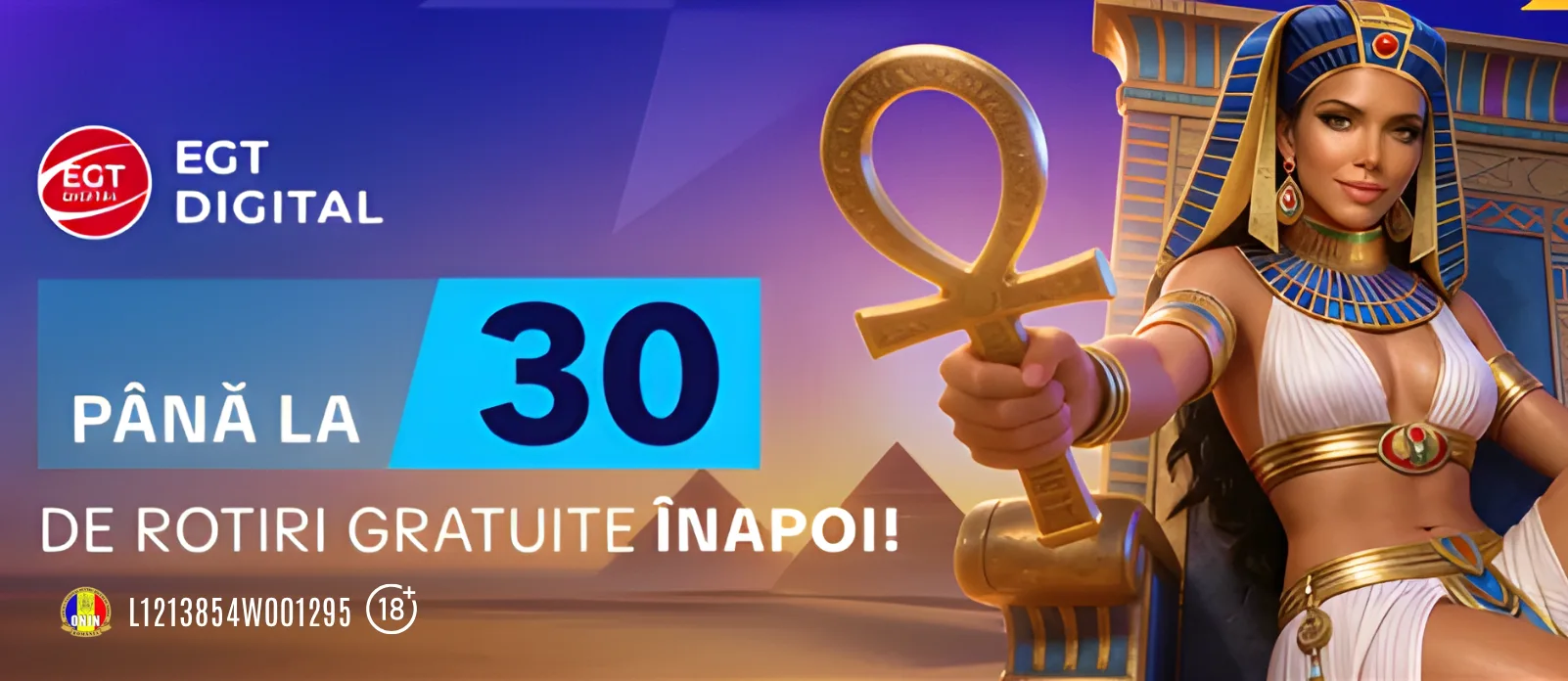 Mr Bit iti recompenseaza pierderile cu pana la 30 Rotiri Gratuite pe 5 lei la sloturile EGT Digital