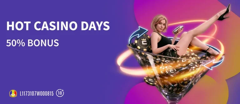 Obține până la 500 RON bonus cu oferta Hot Casino Days de la ContiCazino