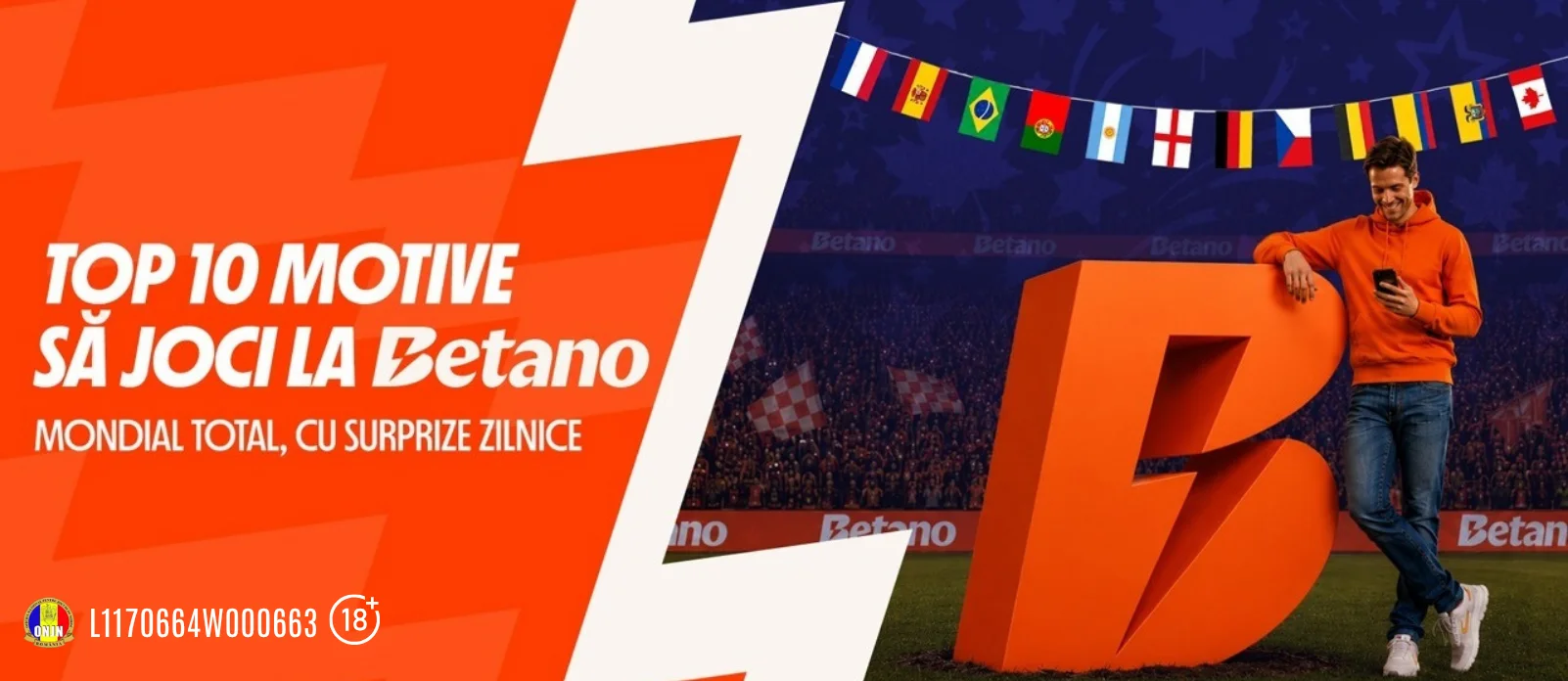 Top 10 motive să joci pe Cupa Mondială 2026 la Betano