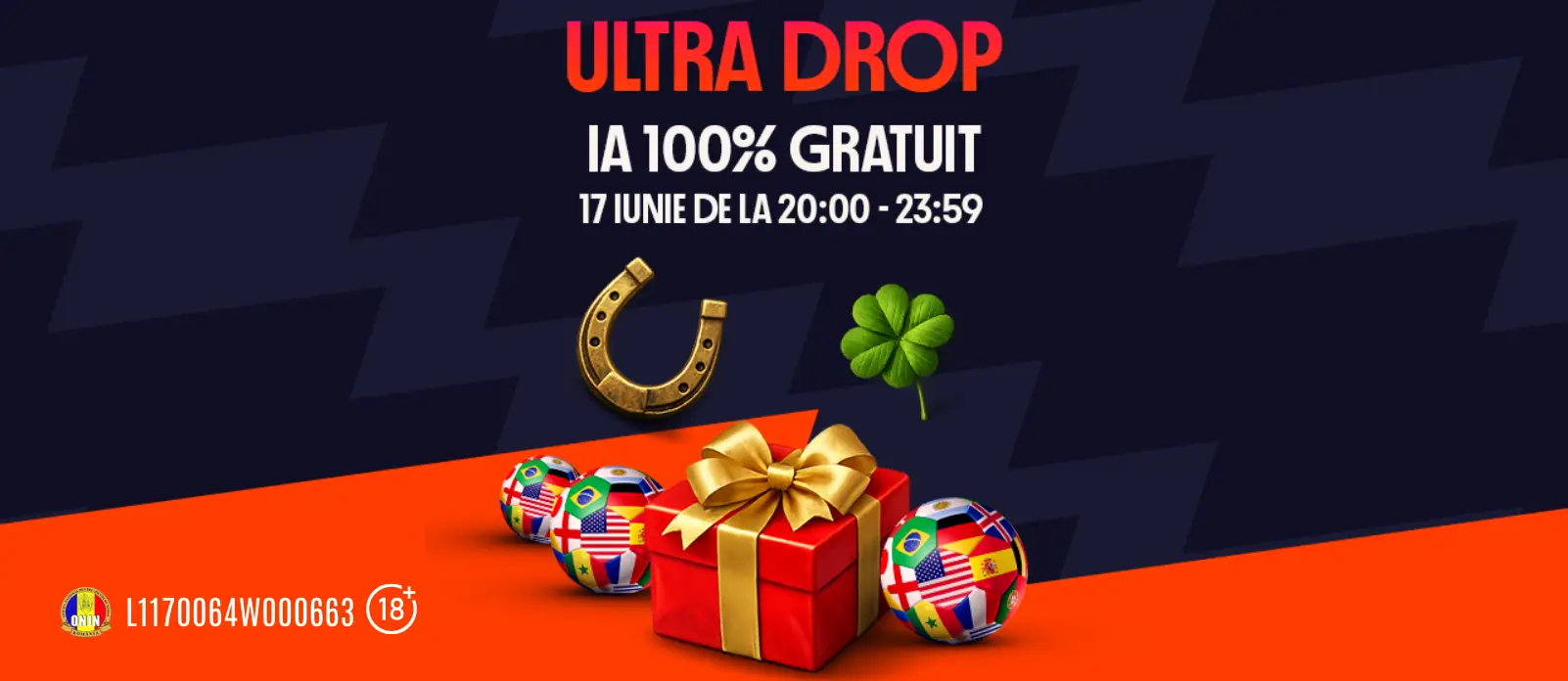 Ultra Drop Betano 17 iunie 2026 – ofertă fără depunere valabilă pentru toți jucătorii