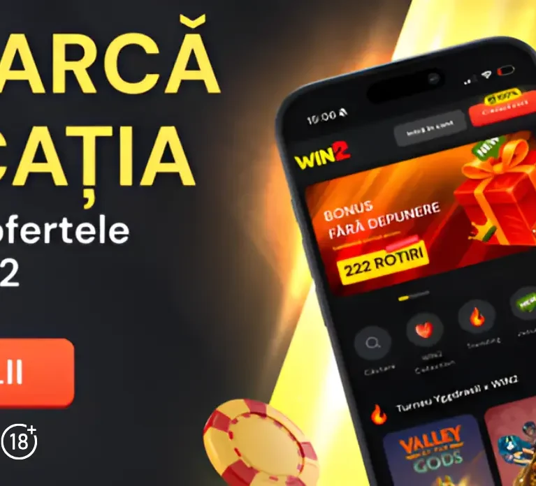 Descarcă aplicația de mobil Win2 și primești 22 Rotiri Gratuite fără depunere