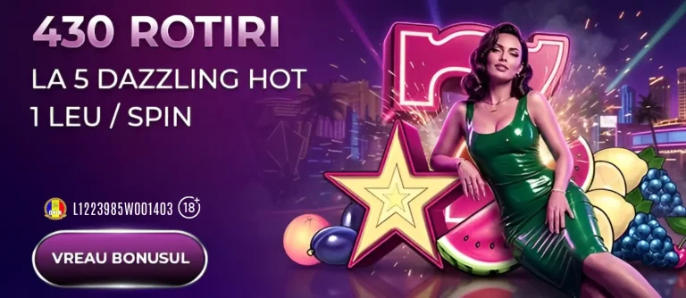 În fiecare miercuri poți activa 430 Rotiri Gratuite pe 1 leu la Player