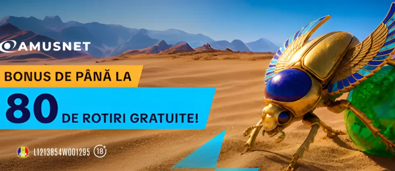 La Mr Bit poți încasa până la 80 Rotiri Gratuite pe 5 lei la sloturile Amusnet