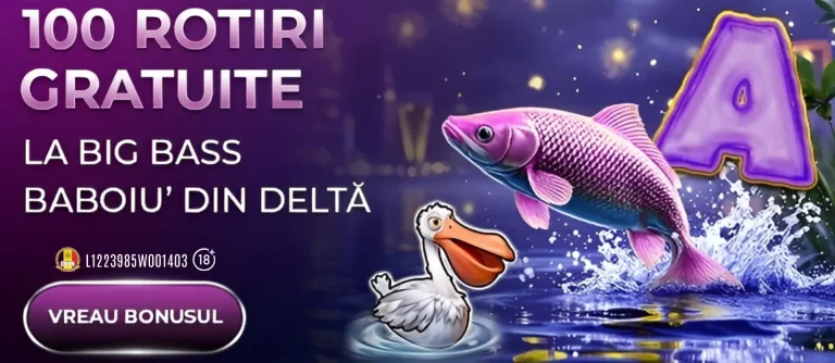 Până pe 11 august, la Player poți activa 100 Rotiri Gratuite la Big Bass Baboiu’ din Deltă