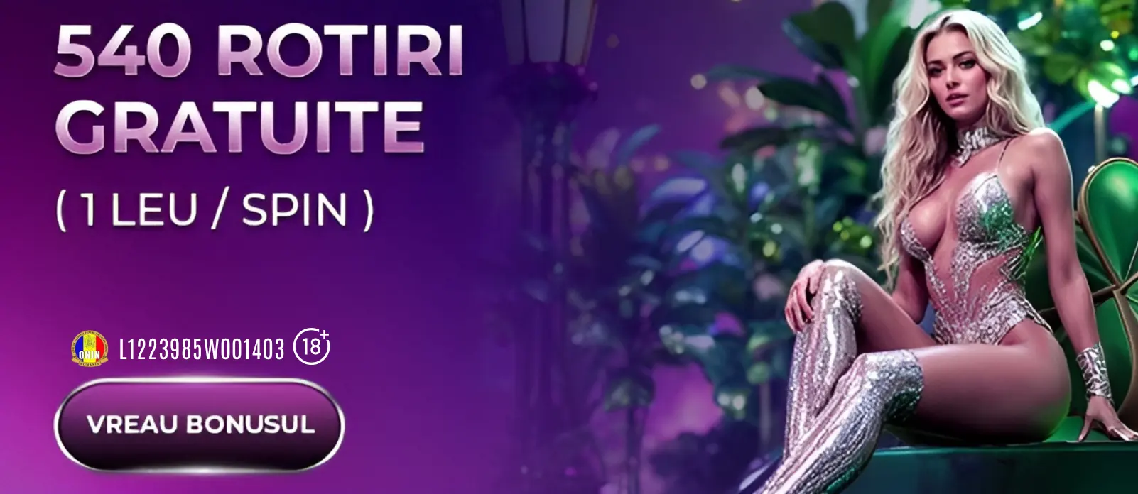 Vinerea poți activa până la 540 Rotiri Gratuite pe 1 leu la Player