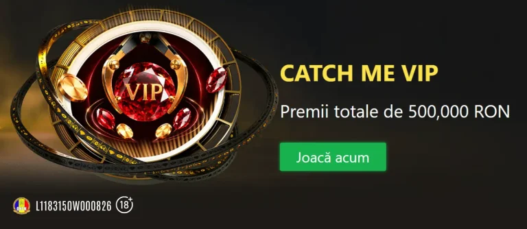Ia parte la oferta Catch Me VIP de la WinBet și poți câștiga 500 RON cash în fiecare zi