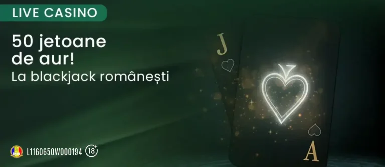 În fiecare joi și vineri poți revendica 50 RON bonus pentru blackjack la King Casino